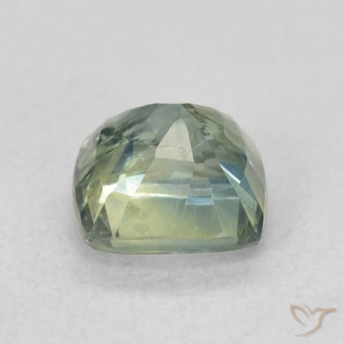 Zafiro Cerceta natural de 0.98 ct, Forma Cojín, VS