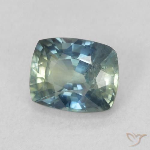 Zafiro Cerceta natural de 0.78 ct, Forma Cojín, VS