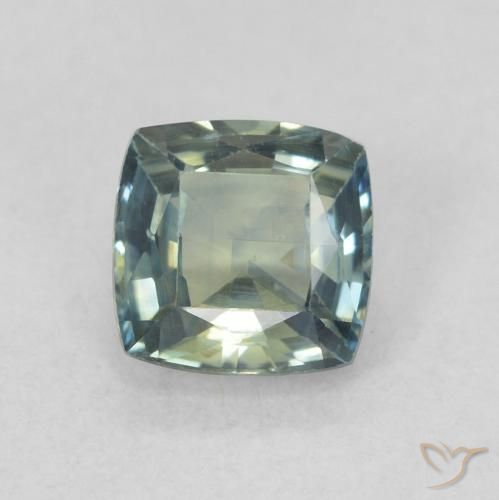 0.73ct Natural Cerceta Zafiro, Forma Cojín, VS