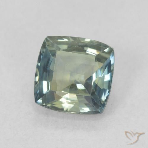 Zafiro Cerceta natural de 0.73 ct, Forma Cojín, VS