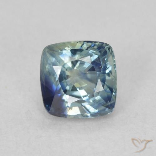 0.71ct Natural Cerceta Zafiro, Forma Cojín, VS
