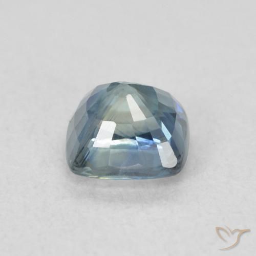 Zafiro Cerceta natural de 0.71 ct, Forma Cojín, VS