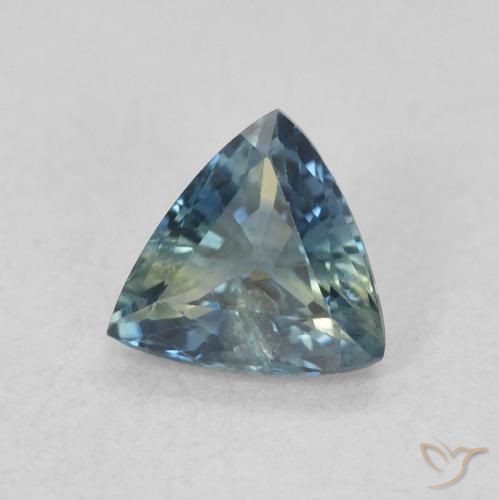 Zafiro Cerceta natural de 0.51 ct, Trillón, VS