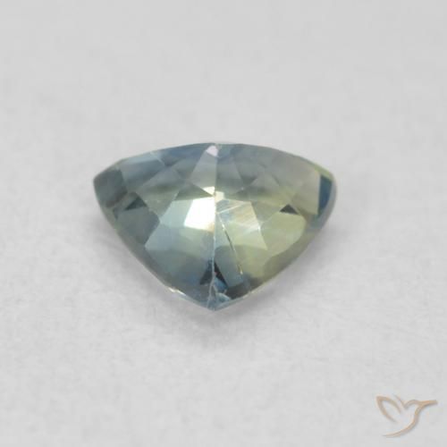 Zafiro Cerceta natural de 0.50 ct, Trillón, VS