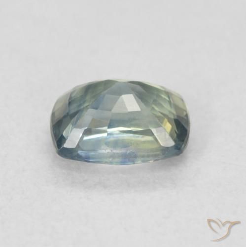 Zafiro Cerceta natural de 0.68 ct, Forma Cojín, VS