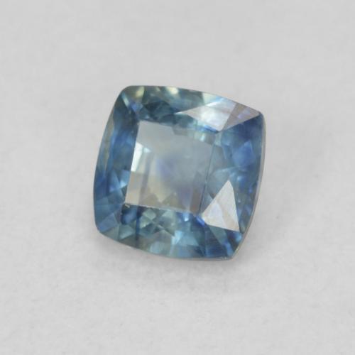 Zafiro Cerceta natural de 0.56 ct, Forma Cojín, VS