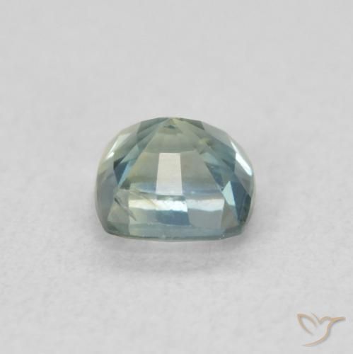Zafiro Cerceta natural de 0.57 ct, Forma Cojín, VS
