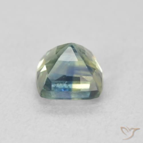 Zafiro Cerceta natural de 0.67 ct, Forma Cojín, VS