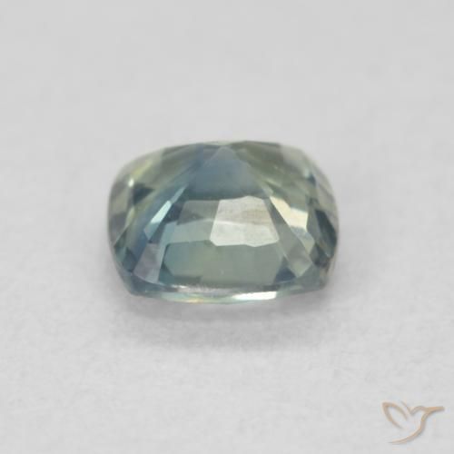 Zafiro Cerceta natural de 0.64 ct, Forma Cojín, VS