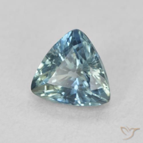 Zafiro Cerceta natural de 0.63 ct, Trillón, VS