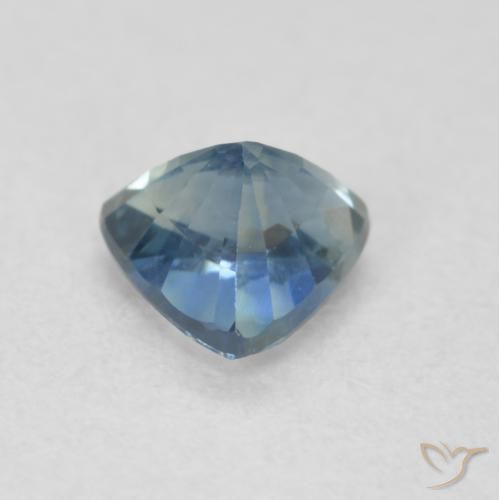 Zafiro Cerceta natural de 0.63 ct, Trillón, VS