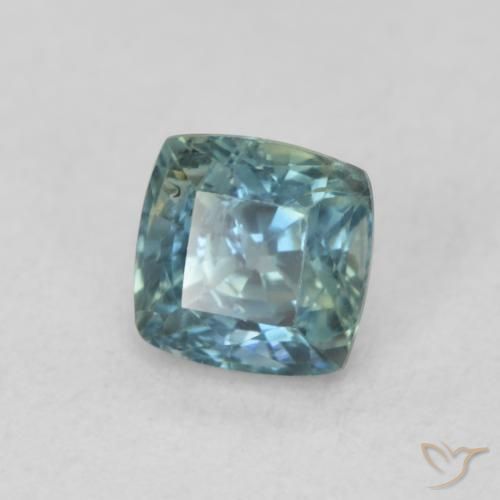 Zafiro Cerceta natural de 0.69 ct, Forma Cojín, VS