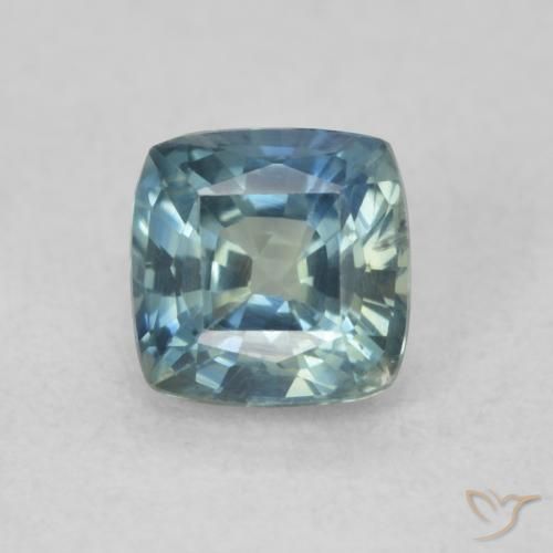 0.74ct Natural Cerceta Zafiro, Forma Cojín, VS