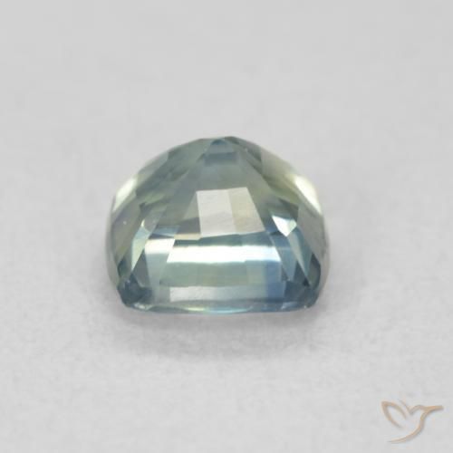 Zafiro Cerceta natural de 0.74 ct, Forma Cojín, VS