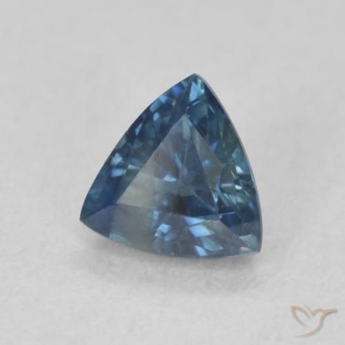 Zafiro Cerceta natural de 0.55 ct, Trillón, VS