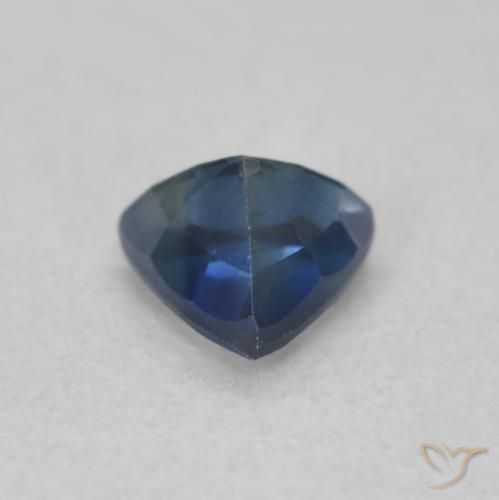 Zafiro Cerceta natural de 0.55 ct, Trillón, VS