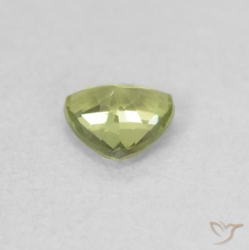 Zafiro Amarillo limón natural de 0.30 ct, Trillón, VVS