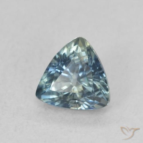 Zafiro Cerceta natural de 0.54 ct, Trillón, VS