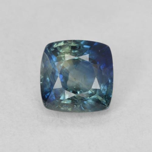 0.63ct Natural Cerceta Zafiro, Forma Cojín, VS