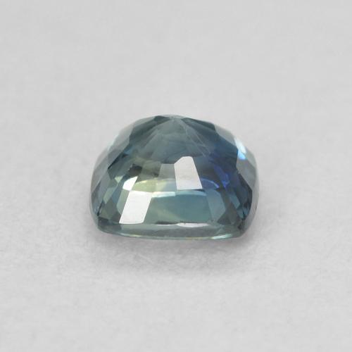 Zafiro Cerceta natural de 0.63 ct, Forma Cojín, VS
