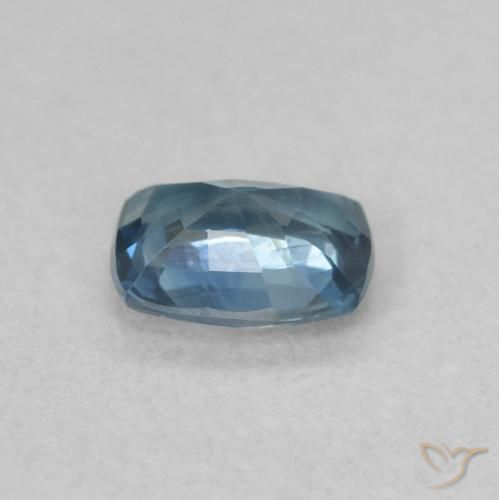 Zafiro Azul natural de 0.42 ct, Forma Cojín, VS