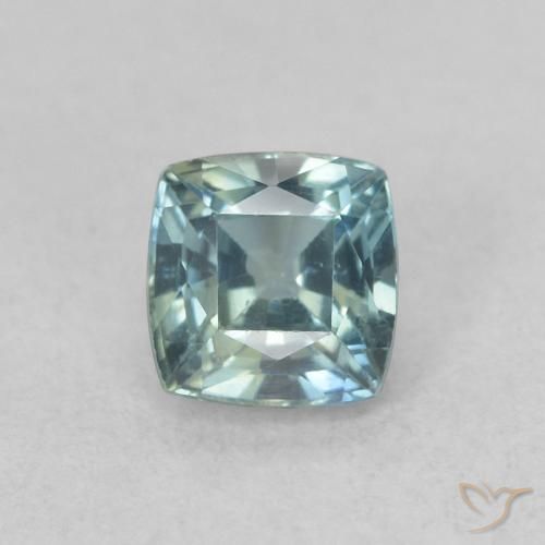 0.60ct Natural Cerceta Zafiro, Forma Cojín, VS