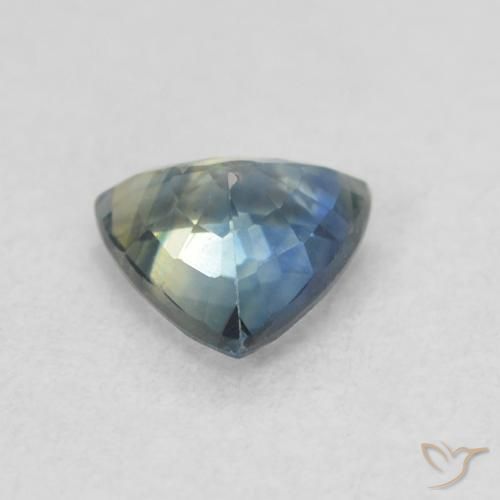 Zafiro Cerceta natural de 0.61 ct, Trillón, VS