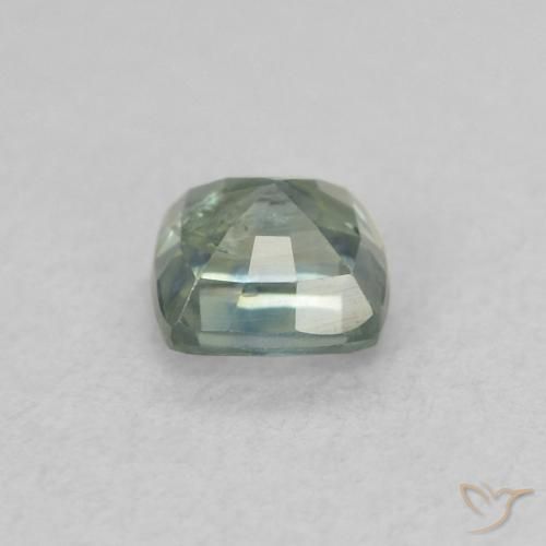 Zafiro Cerceta natural de 0.48 ct, Forma Cojín, VS