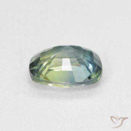 Zafiro Cerceta natural de 0.81 ct, Forma Cojín, VS