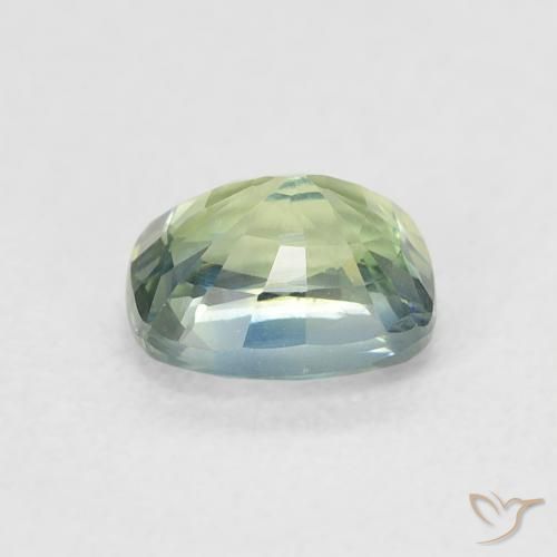 Zafiro Cerceta natural de 0.77 ct, Forma Cojín, VS