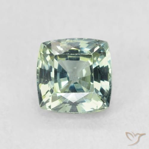 0.68ct Natural Cerceta Zafiro, Forma Cojín, VVS-VS