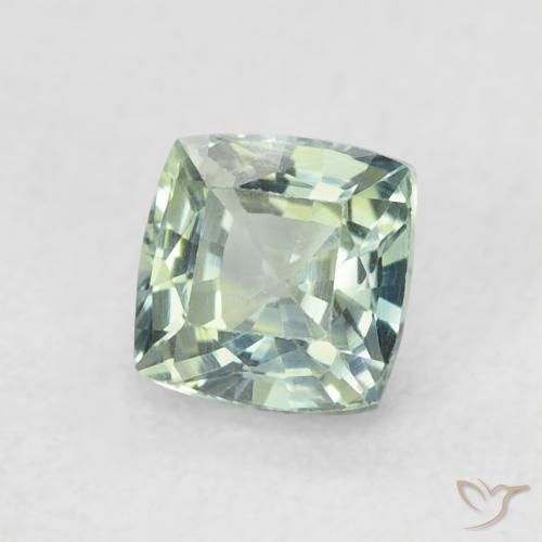 Zafiro Cerceta natural de 0.68 ct, Forma Cojín, VVS-VS