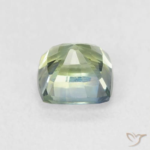 Zafiro Cerceta natural de 0.68 ct, Forma Cojín, VVS-VS