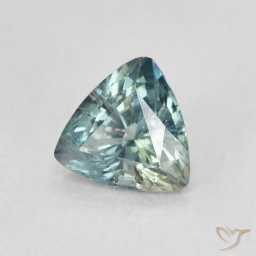 Zafiro Cerceta natural de 0.74 ct, Trillón, VS