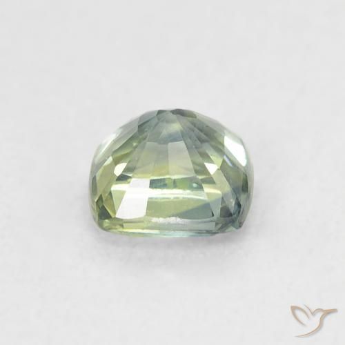 Zafiro Cerceta natural de 0.71 ct, Forma Cojín, VS