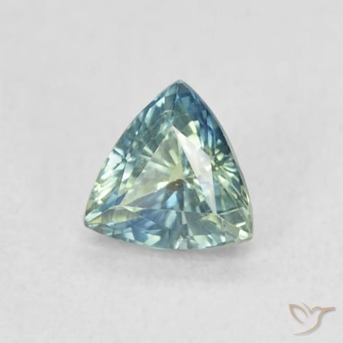 Zafiro Cerceta natural de 0.54 ct, Trillón, VVS-VS