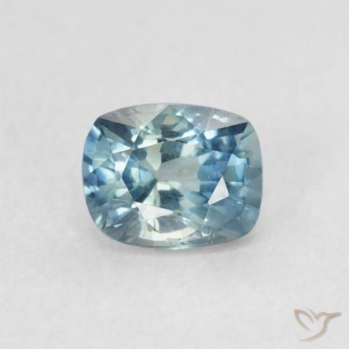 0.61ct Natural Cerceta Zafiro, Forma Cojín, VVS-VS