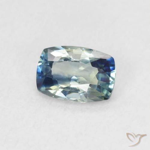 Zafiro Cerceta natural de 0.62 ct, Forma Cojín, VVS-VS