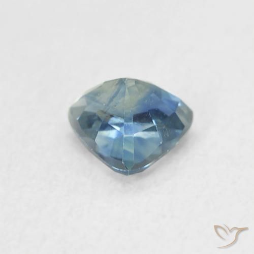 Zafiro Cerceta natural de 0.55 ct, Trillón, VVS-VS