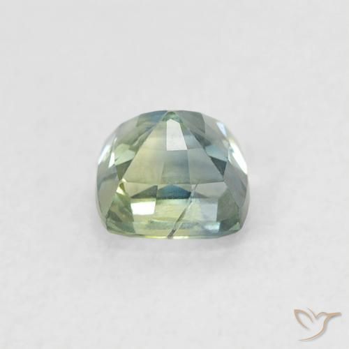 Zafiro Cerceta natural de 0.56 ct, Forma Cojín, VVS-VS