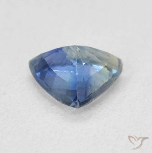 Zafiro Cerceta natural de 0.78 ct, Trillón, VS