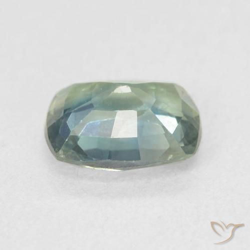 Zafiro Cerceta natural de 0.79 ct, Forma Cojín, VS