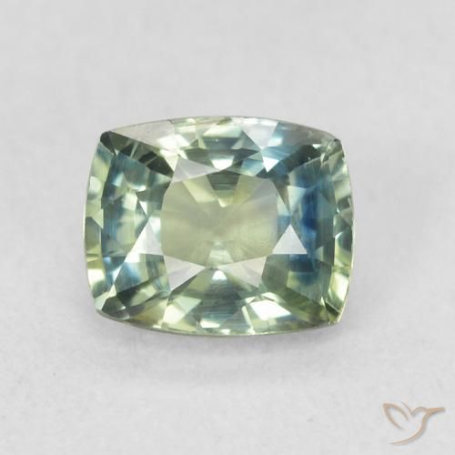 0.78ct Natural Cerceta Zafiro, Forma Cojín, VS
