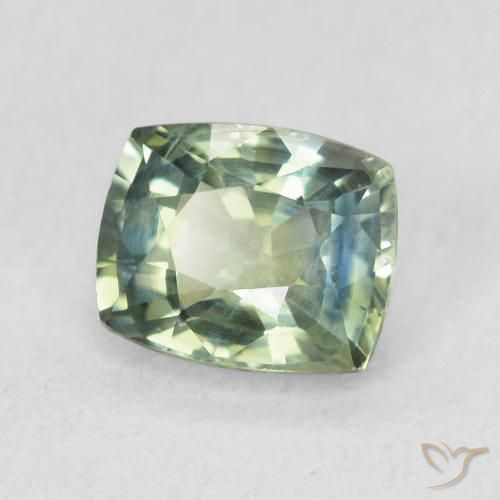 Zafiro Cerceta natural de 0.78 ct, Forma Cojín, VS