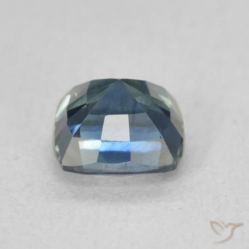 Zafiro Cerceta natural de 0.87 ct, Forma Cojín, VS