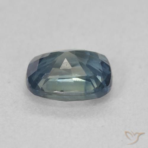 Zafiro Cerceta natural de 0.73 ct, Forma Cojín, VS