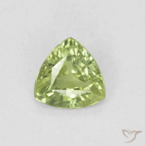 0.40ct Natural Verde vivo claro Zafiro, Trillón, VVS-VS