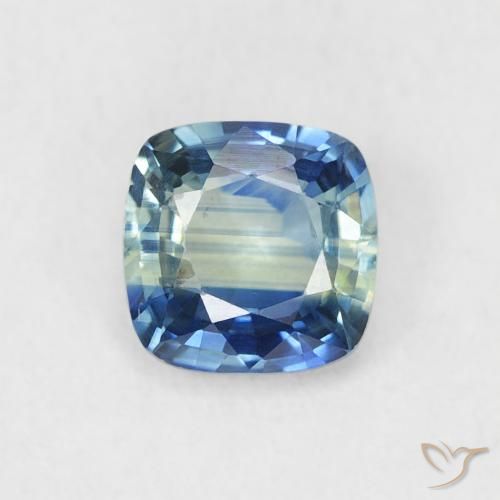 0.70ct Natural Cerceta Zafiro, Forma Cojín, VVS