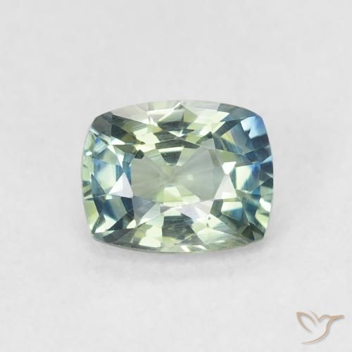 0.73ct Natural Cerceta Zafiro, Forma Cojín, VVS