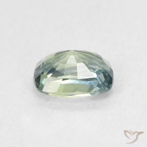 Zafiro Cerceta natural de 0.73 ct, Forma Cojín, VVS